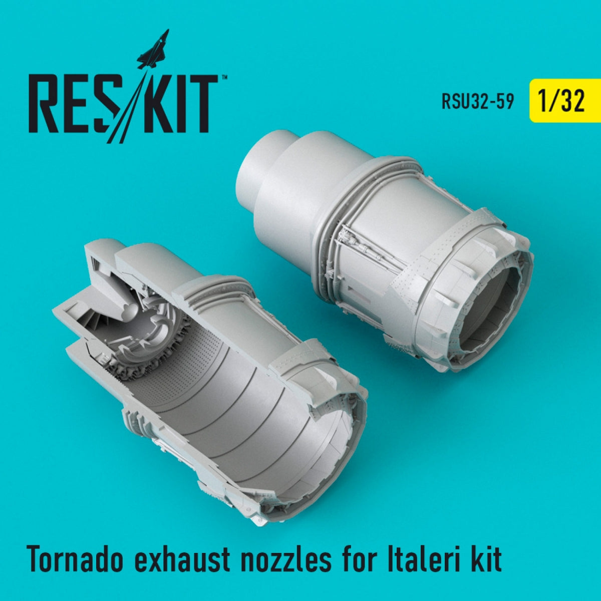 TUYAUX D&amp;#39;ÉCHAPPEMENT TORNADO RESKIT RSU32-0059 POUR MAQUETTE ITALERI 1/32