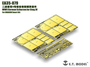 Modèle ET EA35-079 Schürzen allemands de la Seconde Guerre mondiale pour Stug.IV pour kit DRAGON Smart au 1/35 – image 8