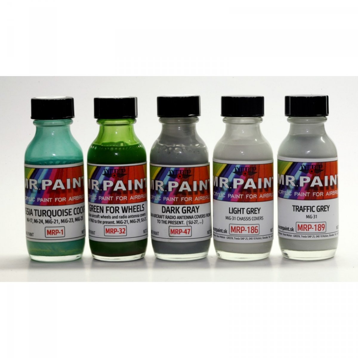 Peinture MR. Paint MRP-186 Gris clair 30 ml – imagen 3