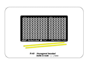 Boulons et écrous hexagonaux Aber R-40 1,5 mm utiles pour (1/16) – image 5