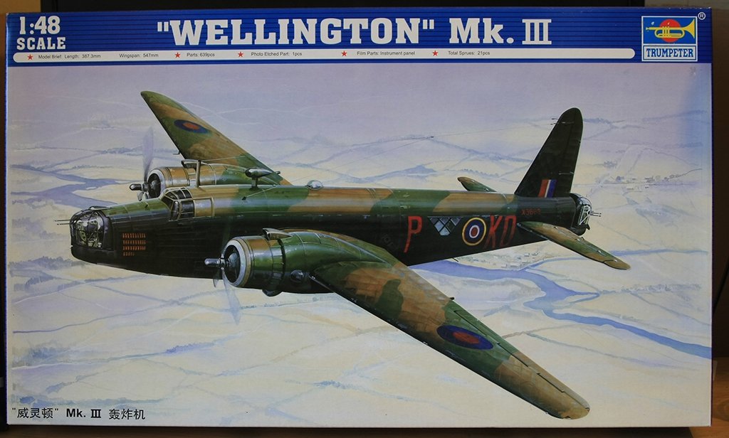 Trumpeter 02823 WELLINGTON Mk.III (1/48)