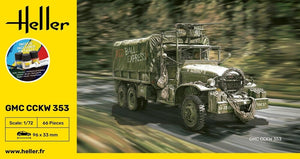 Heller 56996 GMC CCKW 353 - Kit de démarrage 1/72