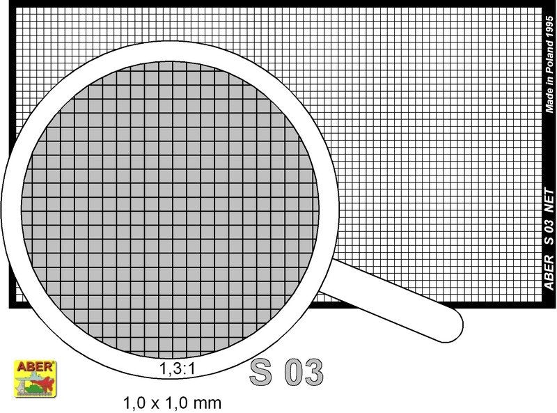 Aber S-03 Net 1,0 x 1,0 mm – zdjęcie 2
