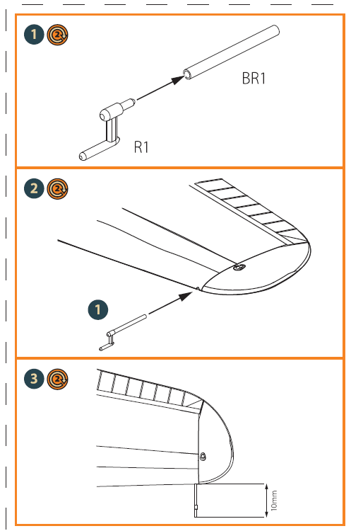 Tube de Pitot transparent CPA48009 Hawk H-75 M/N/O pour kit CP 1/48 – Bild 3