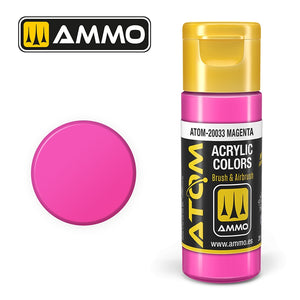 MUNITIONS de Mig Jimenez 20033 ATOM COLOR Magenta 20ml