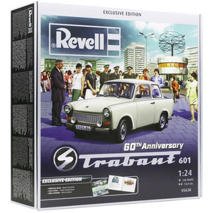Revell 05630 Trabant 601 Édition Exclusive 60e Anniversaire (Livre inclus) 1/24