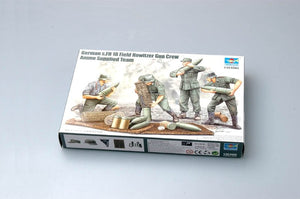 Trumpeter 00426 Équipe de ravitaillement en munitions de l&amp;#39;obusier de campagne allemand s.FH 18 (échelle 1/35) – imagen 2