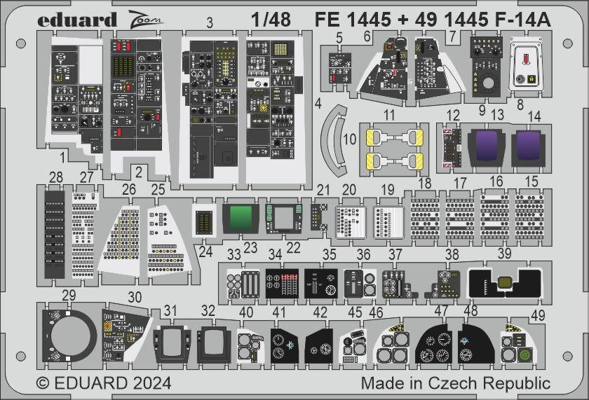 Eduard 491445 F-14A GREAT WALL HOBBY 1/48