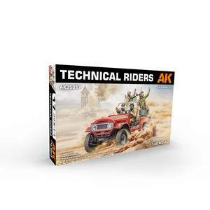 AK Interactive AK35017 TECHNICAL RIDERS 1/35