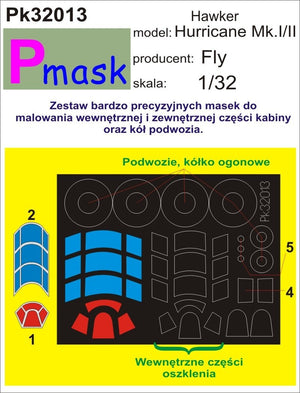 Masque P PK32013 HAWKER HURRICANE MK.I/II (FLY) (1/32)