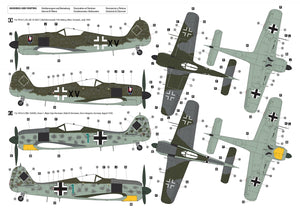 Hobby 2000 32017 Focke-Wulf Fw 190 A-5/A-6 Nachtjager (HASEGAWA + CARTOGRAF + MASKI ) 1/32