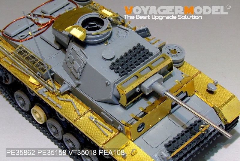 Maquette Voyager PE35862, char allemand Pz.KPfw.III Ausf.L de base de la Seconde Guerre mondiale, pour DRAGON 6387 au 1/35 – image 8