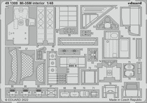 Eduard 491308 Mi-35M intérieur ZVEZDA 1/48 – immagine 2