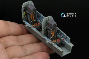 Quinta Studio QD+48409 Su-17UM3 3D-Printed &amp;amp; coloured Interior on decal paper (Hobby Boss) (with 3D-printed resin parts) 1/48 – zdjęcie 9
