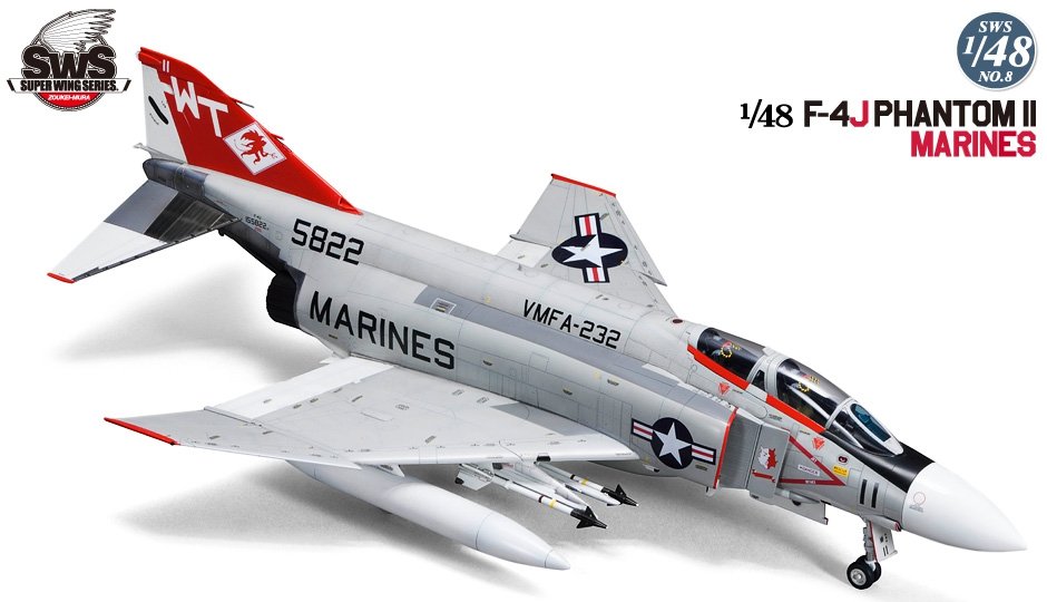 Zoukei-Mura SWS4808 F-4J Phantom II MARINES 1/48 – Bild 3