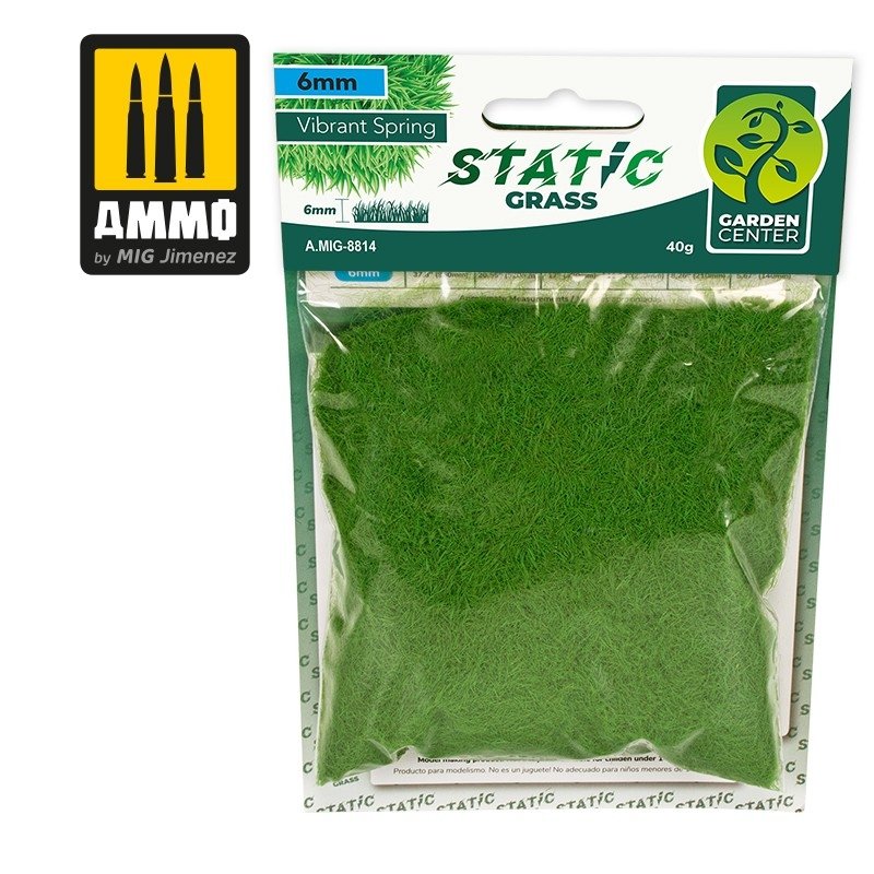 Munitions Mig Jimenez 8814 Static Grass - Vibrant Spring – 6 mm