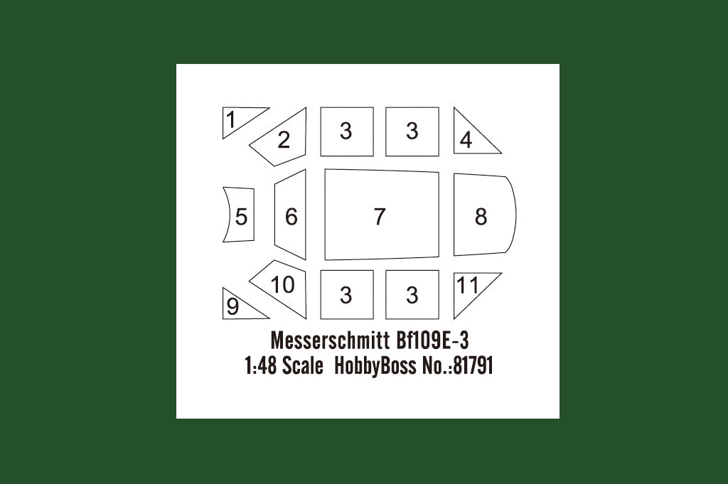 Hobby Boss 81791 Messerschmitt Bf109E-3 1/48 – Bild 5
