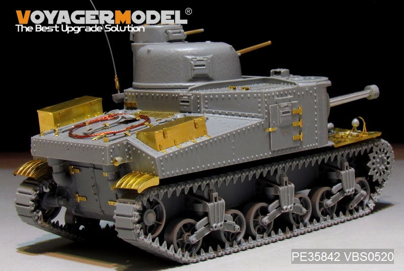 Maquette Voyager PE35842 Char moyen américain M3A4 Lee de la Seconde Guerre mondiale (modèle de base) pour TAKOM 2085 au 1/35 – imagen 10