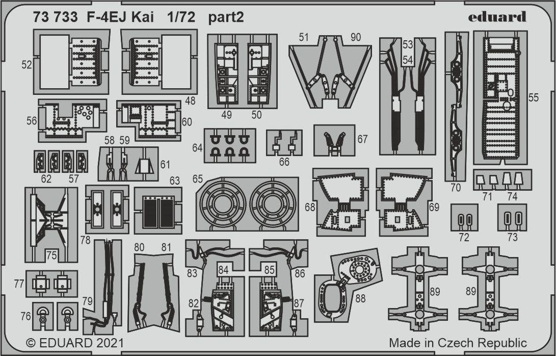 Eduard 73733 F-4EJ Kai pour FINE MOLDS 1/48