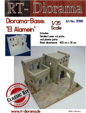 RT-Diorama 35188 Diorama-Base : El Alamein 1/35