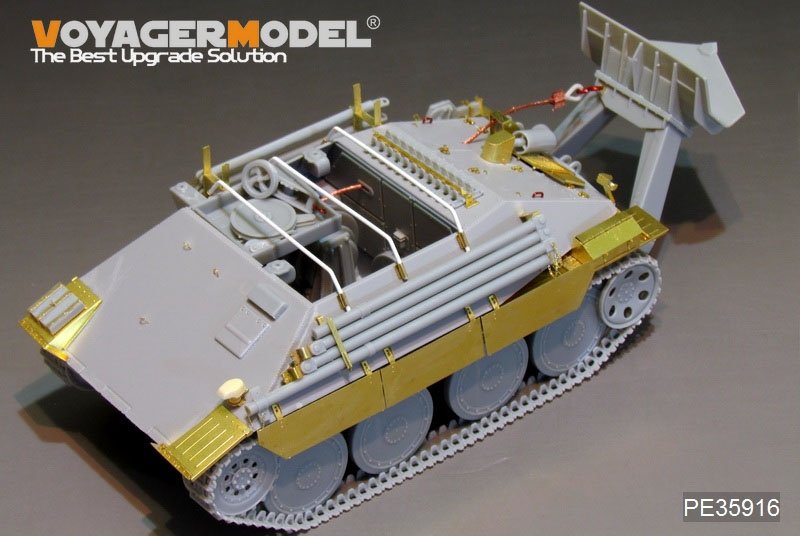 Maquette Voyager PE35916 Bergepanzer Hetzer Basic allemand de la Seconde Guerre mondiale pour THUNDER 1/35 – image 3