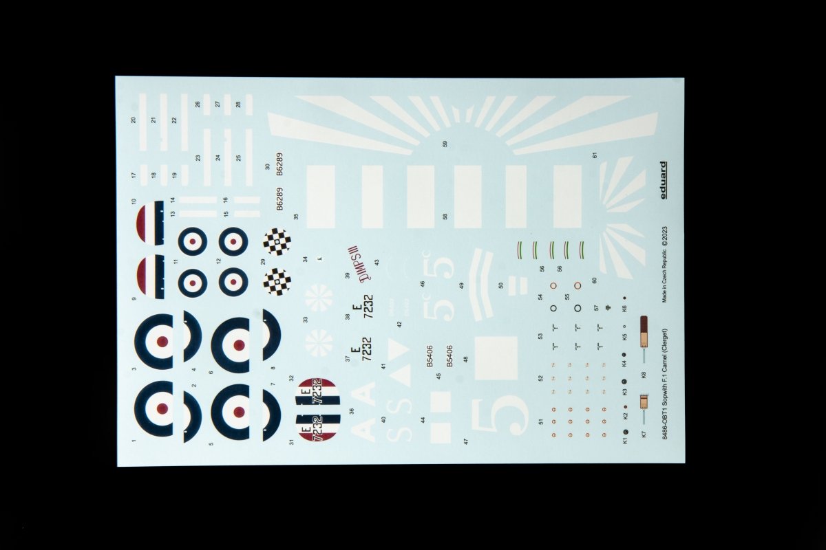 Eduard 8486 Sopwith F.1 Camel (Clerget) 1/48 – Bild 5