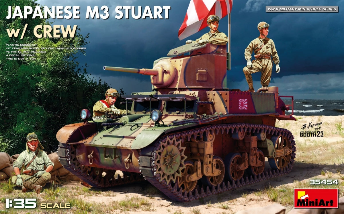 Miniart 35454 M3 STUART JAPONAIS avec équipage 1/35