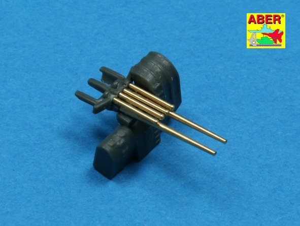 Aber 350L-37 Ensemble de 8 canons de 127 mm avec recul pour navires japonais (1/350)  – image 3
