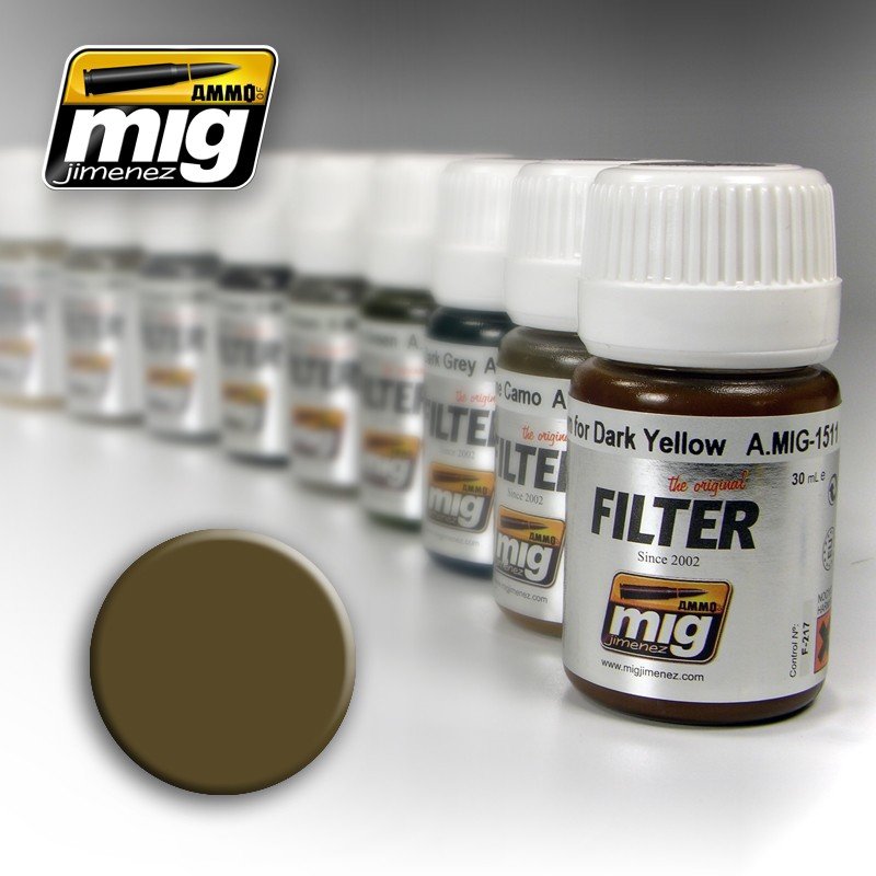 Munitions Mig Jimenez 1510 TAN pour camouflage 3 tons 30 ml