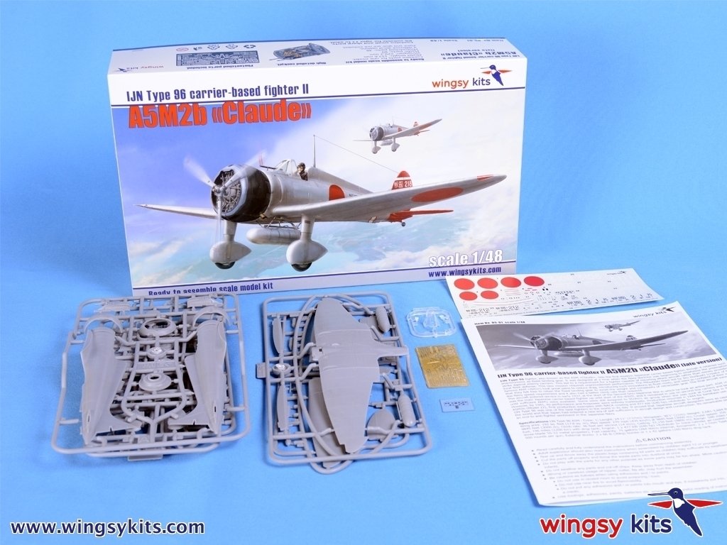 Maquette Wingsy D5-01 Chasseur embarqué IJN Type 96 II A5M2b « Claude » (version tardive) 1/48 – image 2