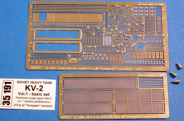 Aber 35191 Char lourd russe KV-2 - vol.1 - set de base (1/35)