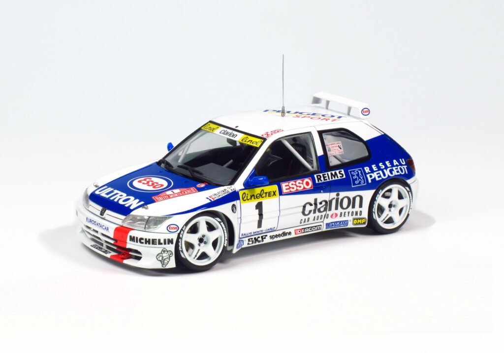NuNu PN24009 Peugeot 306 MAXi &amp;#39;96 RALLYE DE MONTE CARLO 1/24 – image 2
