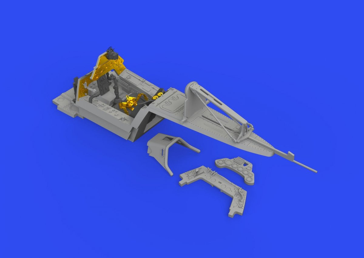 Maquette Eduard 648785 Fw 190A-8 cockpit (impression Eduard 1/48) – Bild 3