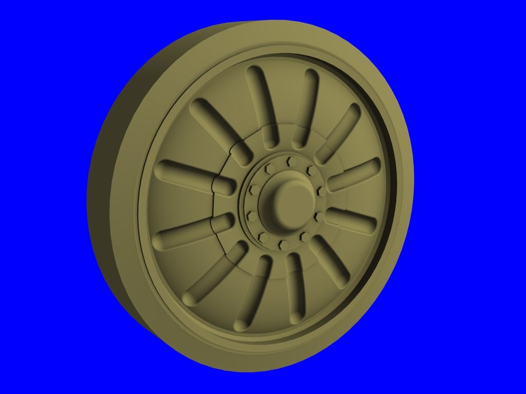 Roues de route Panzer Art RE35-197 pour SAM-6 et ZSU-23-4 1/35