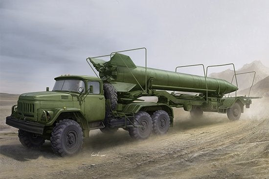 Trumpeter 01081 Remorque de remorquage soviétique Zil-131V 2T3M1 avec missile 8K14 1/35