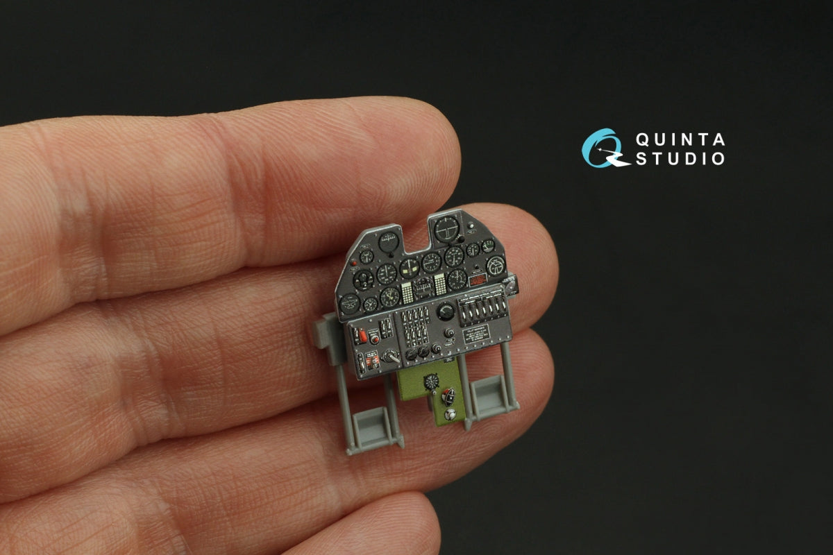 Intérieur coloré imprimé en 3D sur papier décalcomanie Quinta Studio QD32223 P-40M (Hasegawa) 1/32 – image 9