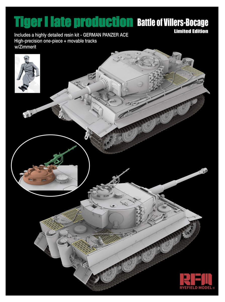 Rye Field Model 5101 Tiger I, édition limitée Bataille de Villers-Bocage, fin de production, échelle 1/35 – Bild 3