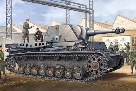 Trumpeter 00373 Heuschrecke IVb Grasshopper 10,5 cm le FH 18/1 L/28 auf Waf (1/35)
