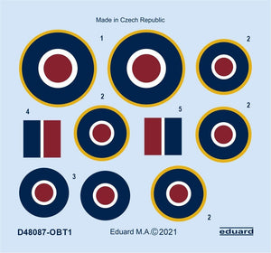 Cocardes Eduard D48087 Tempest Mk.II EDUARD/SPECIAL HOBBY 1/48