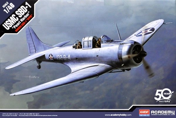 Maquette Academy 12331 USMC SBD-1 Dauntless « Pearl Harbor » au 1/48