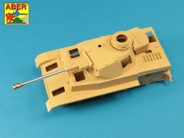 Canon allemand Aber 35L-046n de 75 mm pour Kwk 40 L/48 avec frein de bouche modèle ancien pour Pz.Kpfw. IV Ausf.G tardif - Ausf.H (1/35) – Bild 7