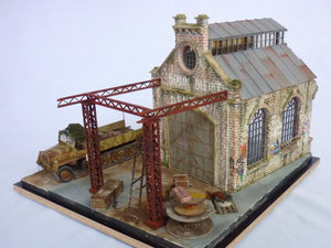 RT-Diorama 35292 Socle de diorama : « Hangar ferroviaire » 1/35 – immagine 7