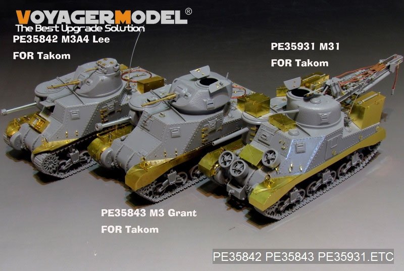 Véhicule de dépannage de char américain M31 de la Seconde Guerre mondiale, modèle Voyager PE35931, pour TAKOM 2088, échelle 1/35 – image 15