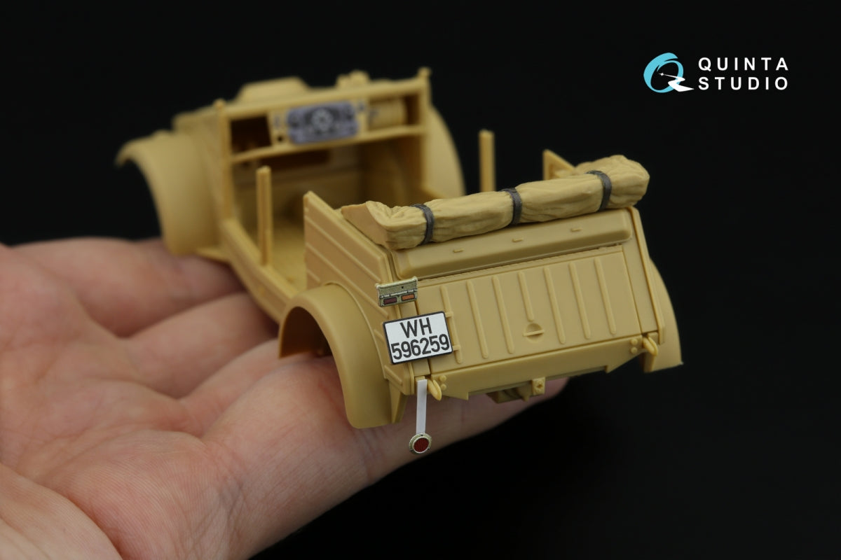 Quinta Studio QD35141 Kubelwagen Type 82 3D-Printed &amp;amp; coloured Interior on decal paper (Tamiya) 1/35 – zdjęcie 7