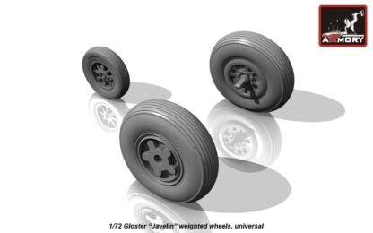 Roues Gloster Javelin Armory Models AW72407, échelle 1/72 – imagen 2
