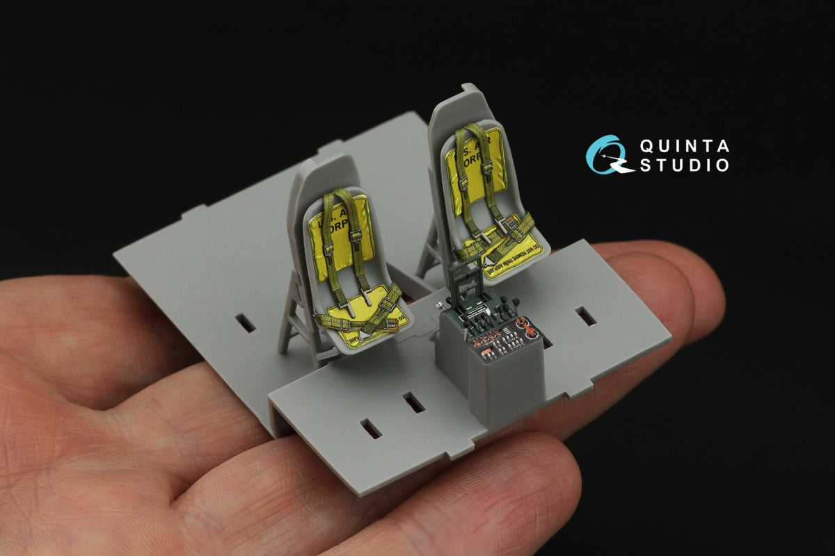 Intérieur imprimé en 3D et coloré sur papier décalcomanie pour Boeing B-17F (Quinta Studio QD48542, HK models, Eduard) à l&amp;#39;échelle 1/48 – immagine 10