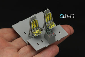 Intérieur imprimé en 3D et coloré sur papier décalcomanie pour Boeing B-17F (Quinta Studio QD48542, HK models, Eduard) à l&amp;#39;échelle 1/48 – immagine 10