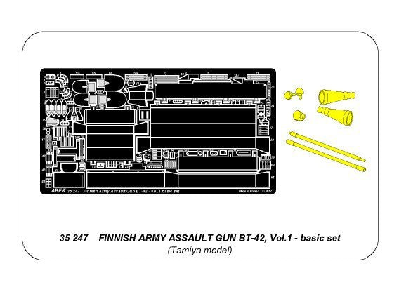 Aber 35247 Fusil d&amp;#39;assaut BT-42 de l&amp;#39;armée finlandaise - vol.1 - set de base (1/35) – Bild 6