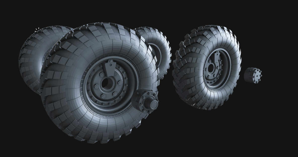 Roues de route Panzer Art RE35-536 ZiL-157 et BTR-152 au 1/35 – image 5