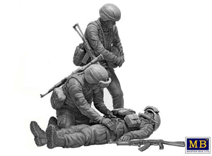 Master Box 35231 Russian-Ukrainian War series, Kit № 8. On the battlefield. Ukrainian military medics 1/35 – zdjęcie 4